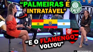 TV EQUADORARGENTINABOLIVIA DESTACAM VITÓRIAS DE PALMEIRAS E FLAMENGO NA LIBERTA [upl. by Erfert]