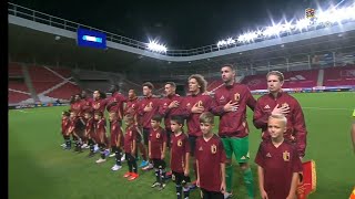 Belgium National Anthem  UEFA Nations League 202425 [upl. by Natsreik]