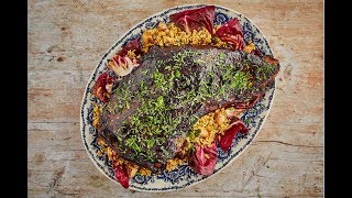 Balsamicglazed hogget shoulder with freekeh and grilled radicchio by Ramael Scully [upl. by Charron516]