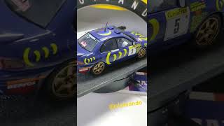 🏁 Subaru Impreza WRX Carlos Sainz Superslot  Scalextric sloteando wrc scalextric subaru rally [upl. by Coy401]