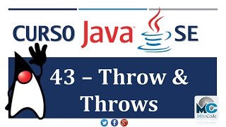 Tutorial Java SE  43 throw y throws [upl. by Gayner]