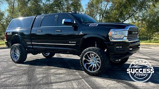 FOR SALE 2021 RAM 2500 Mega Cab LimitedLike BRAND NEWFox shocksLeer camper shell8quot lift [upl. by Ainehta]