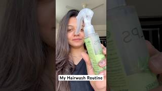 My Hairwash Routine shortsfeed haircare youtubeindia shortsvideo shorts hairgrowth selfcare [upl. by Ariuqahs]