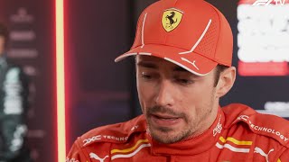 Charles Leclerc Post Qualifying Interview  F1 2024 Bahrain [upl. by Gnas]