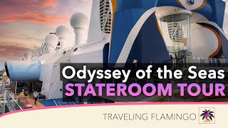 🚢 Odyssey Of The Seas  Stateroom Tour with Balcony ⚓️ [upl. by Ihsir]