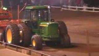 John Deere 6030 Farm Stock Pull with Dualls 2nd Pull [upl. by Cleodell249]