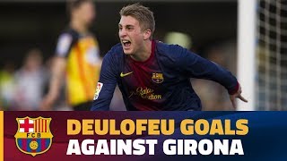 A young Gerard Deulofeus goals against Girona [upl. by Letnuhs]