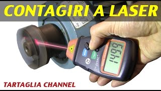 CONTAGIRI LASER per ricavare RPM  INCREDIBILE basso costo alte prestazionivediamolo in azione [upl. by Nylg]