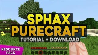 Sphax PureBDCraft Resource Pack for Minecraft 11021918  Download and Instalation Tutorial [upl. by Ahsilrae]