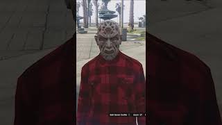 GTA Online Tutorial How To Dress As Freddy Krueger gta halloween halloweenoutfits [upl. by Amalbergas]