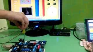 Sensors interfacing with LabVIEW using serial port RS 232 [upl. by Toback]