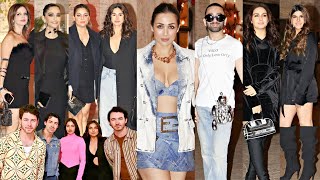 Celebrities At Natasha Poonawalla House Party Nick Jonar Brothers Malaika Arora Orry Sonam Huma [upl. by Sumahs]