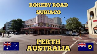 Exploring Perth Australia City Walking Tour of Rokeby Road Subiaco 2024 [upl. by Eulalee]