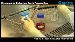 Mycoplasma Detection Broth Preparation [upl. by Yenhoj]