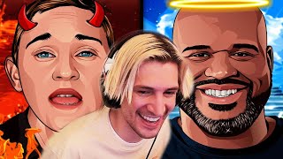 Meanest VS Nicest Celebrities  xQc Reacts [upl. by Florian919]