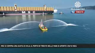 MSC SI COMPRA UNA QUOTA DI HHLA IL PORTO DI TRIESTE NELLE MANI DI APONTE  29112024 [upl. by Neeliak]