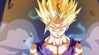 gohan turns ssj2 first time japanese english subbed [upl. by Lainey]