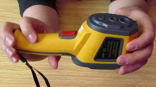 Inexpensive infrared thermal imager HT02 review test settings [upl. by Chrisoula]