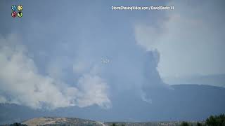 Large Wildfire Erupts West Of Loveland Colorado  7292024 [upl. by Oleg891]