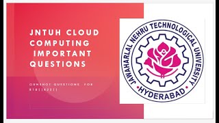 JNTUH cloud computing important questions r18r22Gun shot questions [upl. by Fariss]