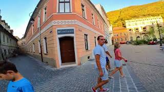 Walking Around Brasov City Romania  Church Brasov theblackchurch POVBarengHasan [upl. by Erait864]