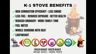 K1 STOVE  AN SMOKELESS BIOMASS STOVE [upl. by Bellina]