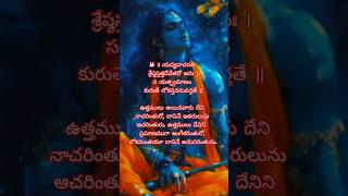 16 slokam and meaning in bagavathgeetha lyrics telugu trending devotional krishnagod [upl. by Boggers]