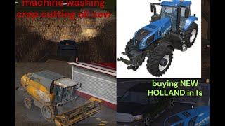 farming simulator buying a tractor newholland [upl. by Brentt]