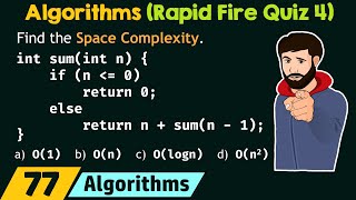 Algorithms  Rapid Fire Quiz 4 [upl. by Ylirama830]