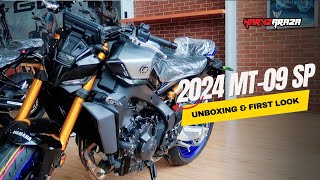 2024 MT09 SP  UNBOXING AND FIRST LOOK  HARVZ ARAZA MOTOVLOG [upl. by Bria363]