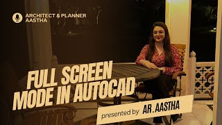 Full Screen Mode in AutoCAD  Ribbon On Off  AutoCAD [upl. by Anivek]