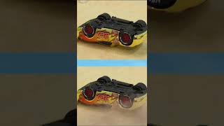 Gold Lightning McQueen has a go at this Funlings Cars Tractor Tipping Challenge 🟡🚜 shorts [upl. by Assirim]