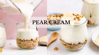 Pear Cream in 5 min  Barbara ONeill recipe [upl. by Aidnic]