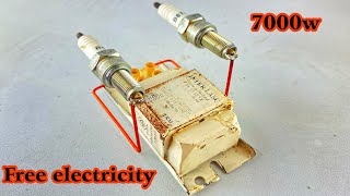 How to make free energy generator 220v 7000w [upl. by Sowell]