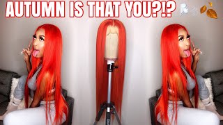 The Perfect Orange hair color for Fall water color method Ft Eullair Hair [upl. by Crystie474]