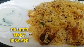 PANEER TIKKA BIRYANI  PANEER KI BIRYANI UNIQUE PANEER TIKKA BIRYANI RECIPEDHABA STYLE BIRYANI [upl. by Veradis844]