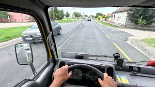 Morning Nissan Cabstar POV driving 3  New engine starter [upl. by Nettirb413]