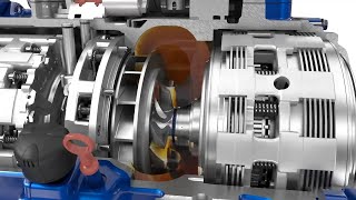 Voith automatic transmission for buses  DIWA Functional Principle Braking EN [upl. by Festus75]