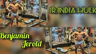 Benjamin Jerold jr India hulk  posing practice 2021 [upl. by Rozalin]