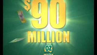 OZ Lotto Biggest Ever 90 Million Jackpot [upl. by Lottie]