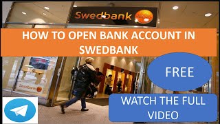 HOW TO OPEN A BANK ACCOUNT IN LITHUANIA FREE  ENGLISH  2023 [upl. by Radley]