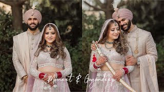 WEDDING FILM 2024  MUNEET amp GAGANDEEP PUNJABI WEDDING HIGHLIGHT  SATNAM PRODUCTIONS [upl. by Iilek]