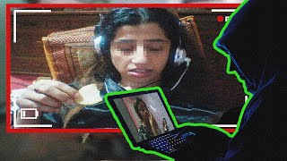 Hackeando a webcam de uma golpista ao vivo [upl. by Ecinnahs313]