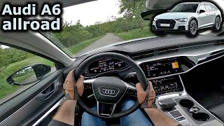 2024 Audi A6 allroad 55 TDI quattro facelift  POV test drive [upl. by Luz694]