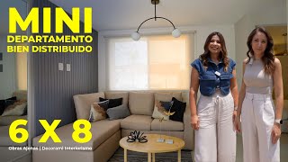 MINI DEPARTAMENTO BIEN DISTRIBUIDO  INFONAVIT Obras Ajenas  Decorami Interiorismo [upl. by Jacobsen]