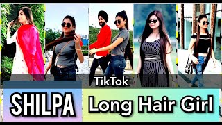 Shilpa New TikTok  Shilpa Long Hair Beauty  TikTok Viral Video [upl. by Ewell]