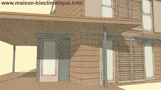 Maison bioclimatique  la maison écologique et la maison économe en énergie [upl. by Hgeilyak235]