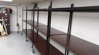 Basement Storage Improvements Especially ULine H3157 2 x 4 Shelving [upl. by Virginie44]