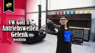 VW Golf 4 Antriebswellengelenk Wechseln  VW Golf 4 drive shaft joint replacement  VitjaWolf [upl. by Applegate]