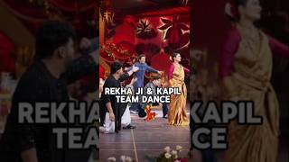 Rekha ji dance with Kapil team on thegreatindiankapilshow kapilsharma rekha bollywood tgiks [upl. by Ahsatin]